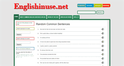 Desktop Screenshot of englishinuse.net